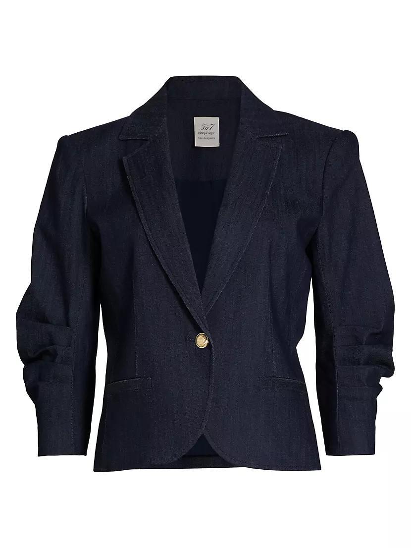 Petit Khloe Denim Blazer product image