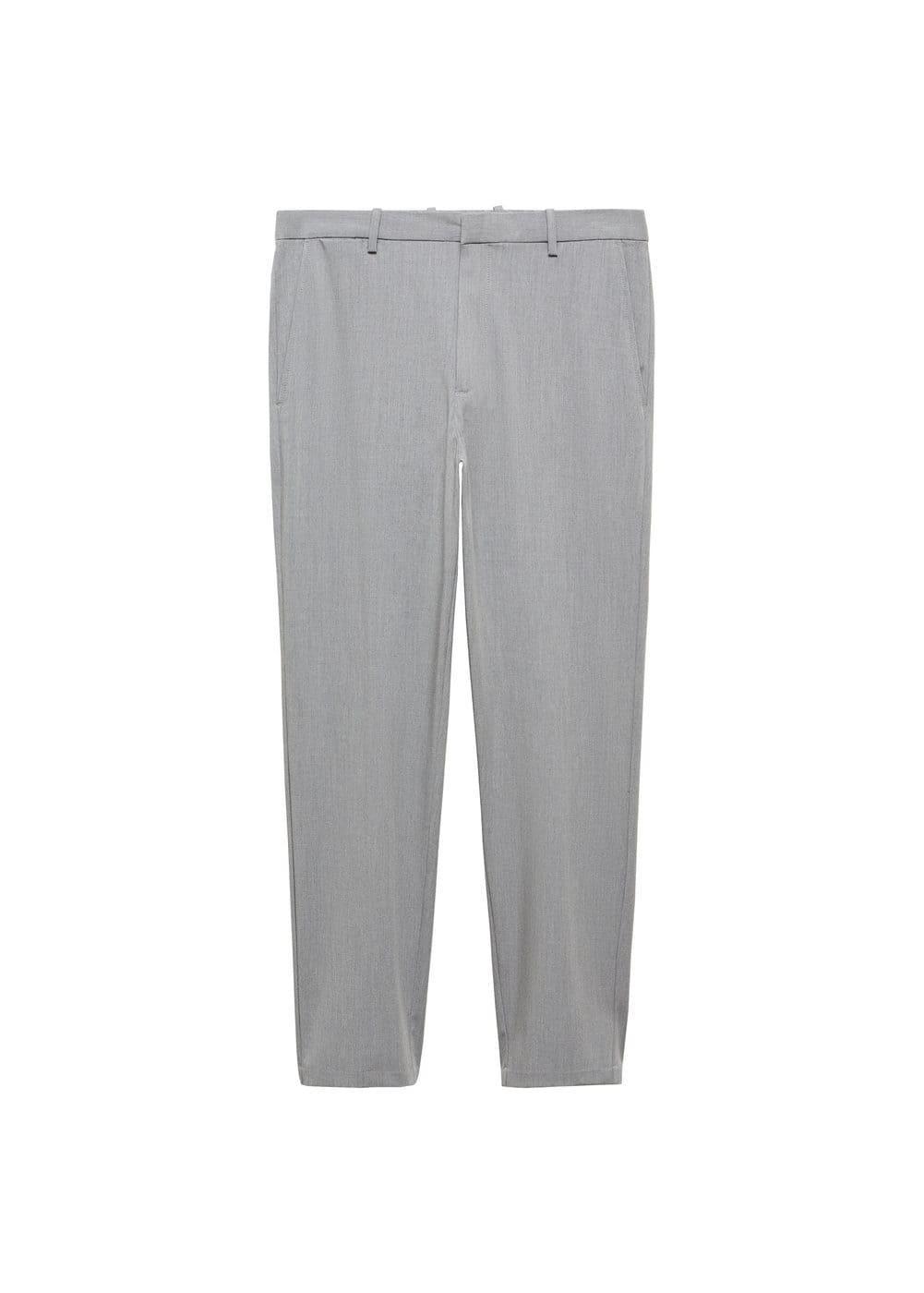 MANGO MAN - Slim fit stretch pants greyMen Product Image