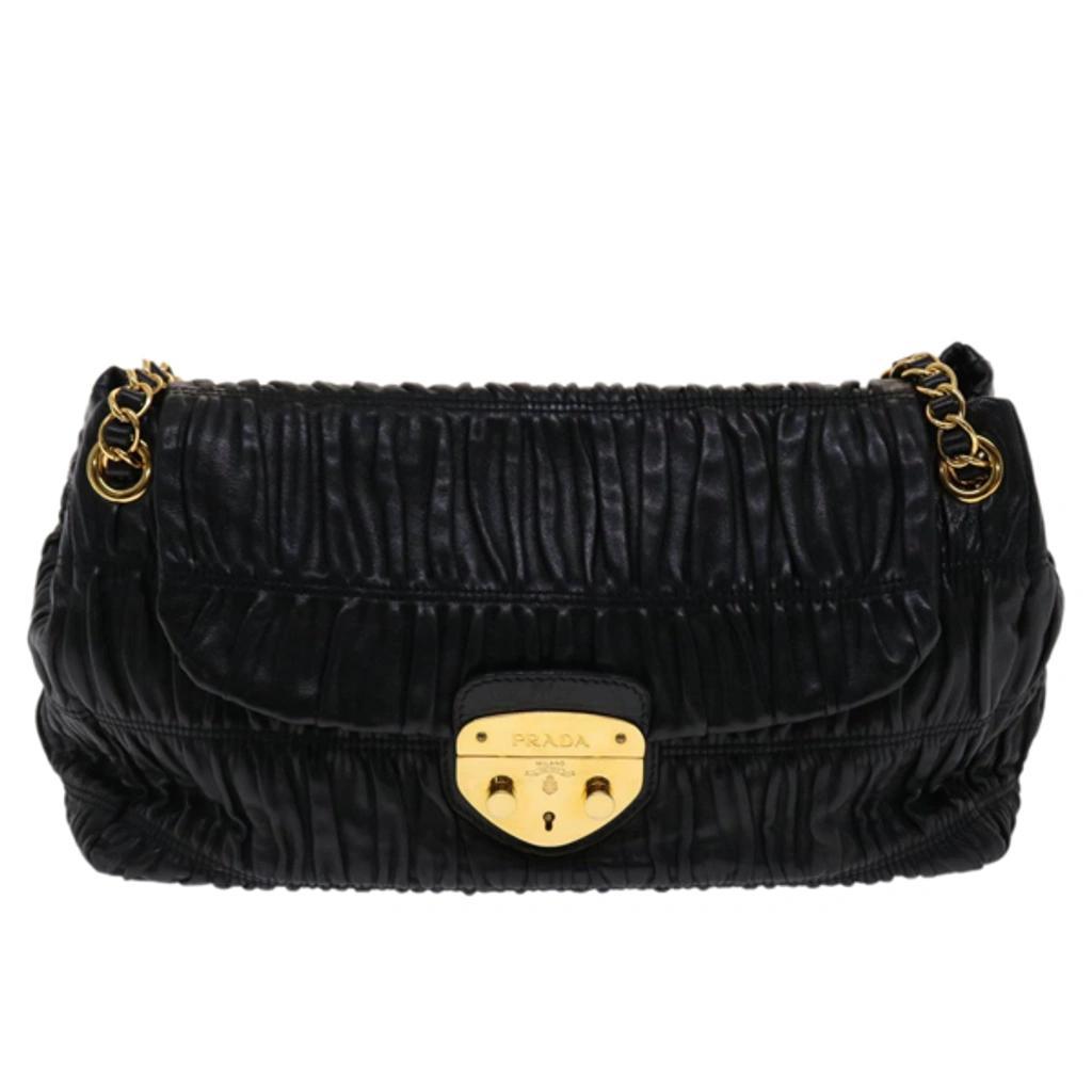 Leather Shoulder Bag () In Black product image