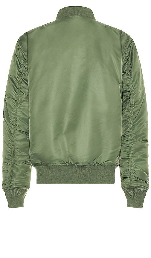 Schott Nylon Flight Jacket Green. (also in S). Product Image