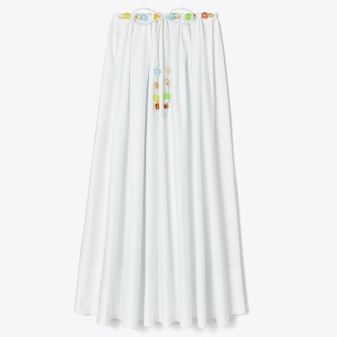 Beaded Cotton Poplin Skirt product image