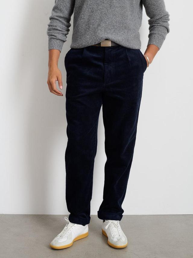 Standard Pleated Pant in Corduroy (Long Inseam) Product Image