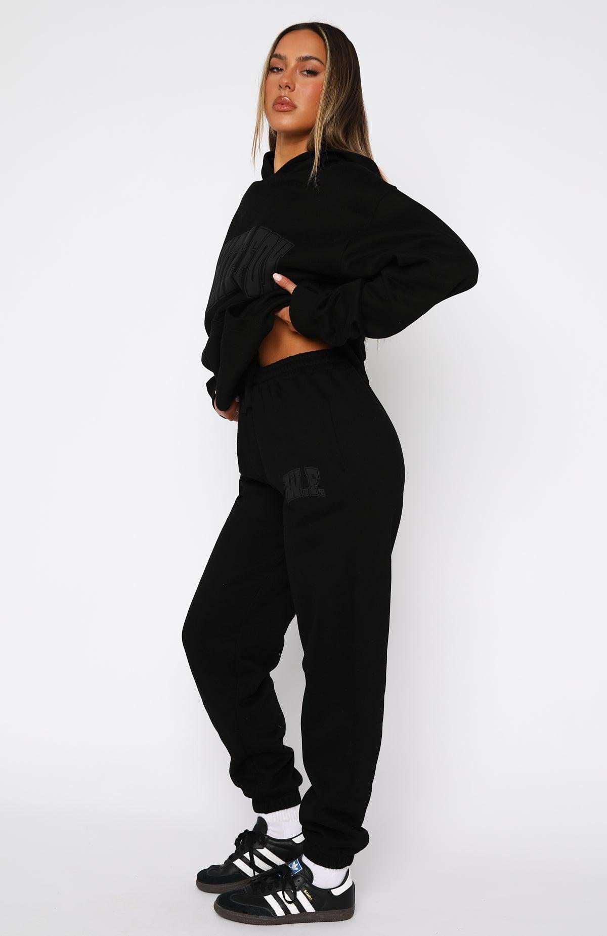 Decade Classics Varsity Sweatpants Black Product Image