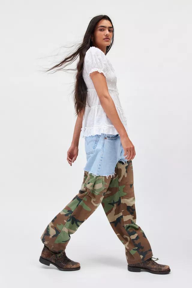 Urban Renewal Remade Spliced Camo Denim Pant Product Image