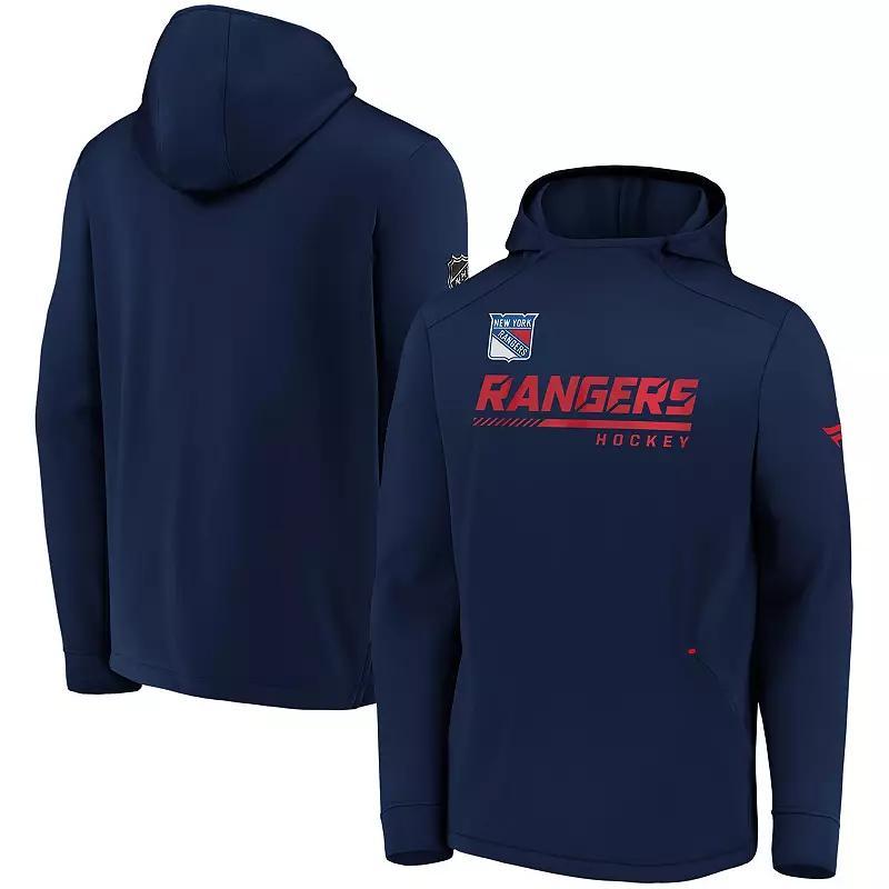 Mens Fanatics Branded Navy New York Rangers Authentic Pro Locker Room Pullover Hoodie Ran Blue Product Image