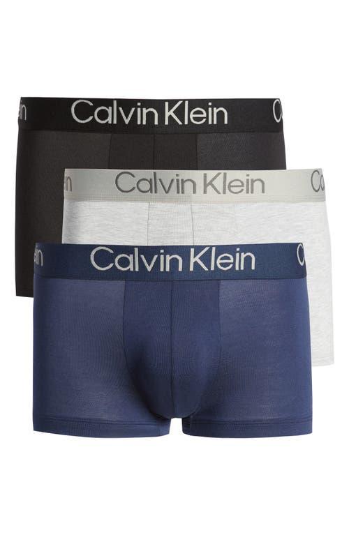 Calvin Klein Ultra-Soft Modern 3-Pack Stretch Modal Trunks Product Image