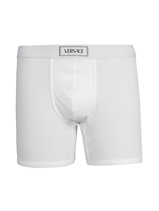 Mens Logo Cotton-Blend Boxers Product Image