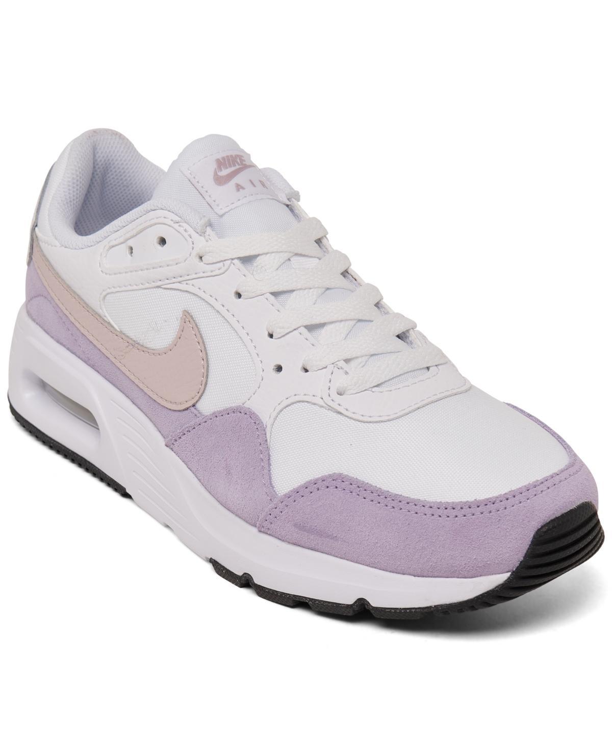 Nike Womens Air Max Sc Casual Sneakers from Finish Line - White, Platinum Product Image