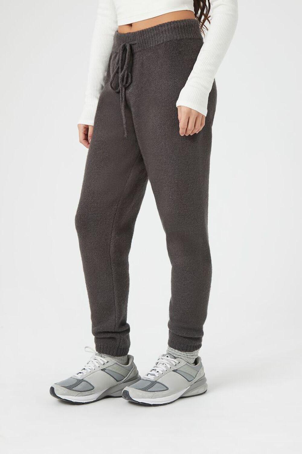 Sweater-Knit Drawstring Joggers | Forever 21 Product Image