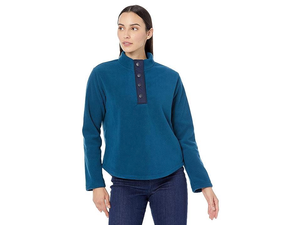 Draper James Turtleneck Pullover Fleece (Nassau ) Women's Sweater Product Image