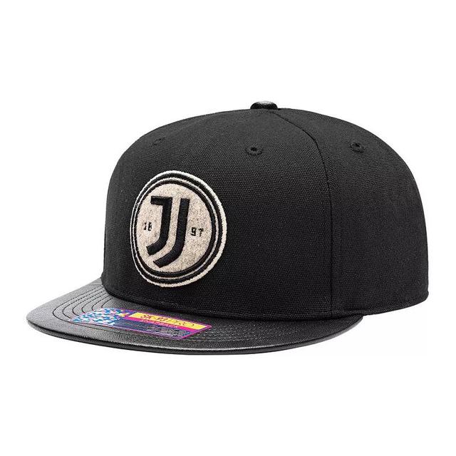 Mens Black Juventus Swatch Snapback Hat Product Image