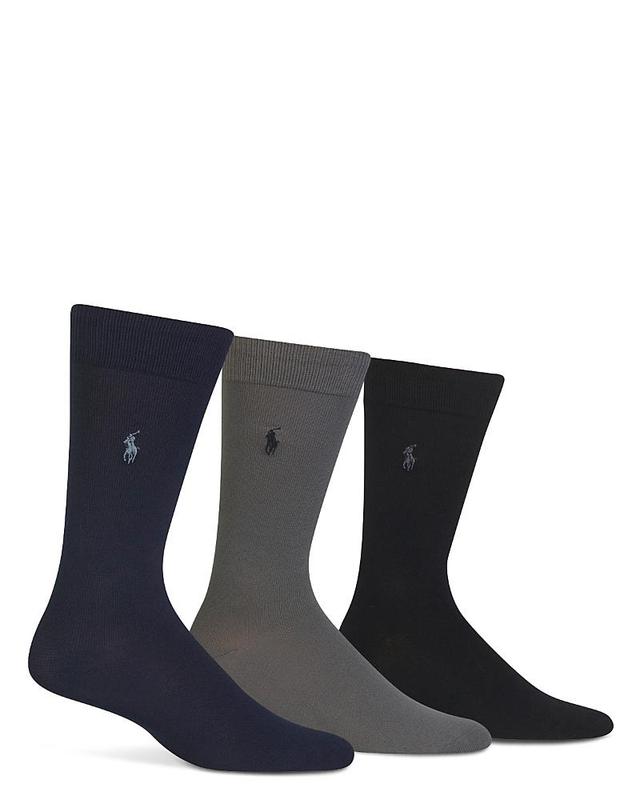 Polo Ralph Lauren Big  Tall Super Soft Dress Socks 3-Pack Product Image