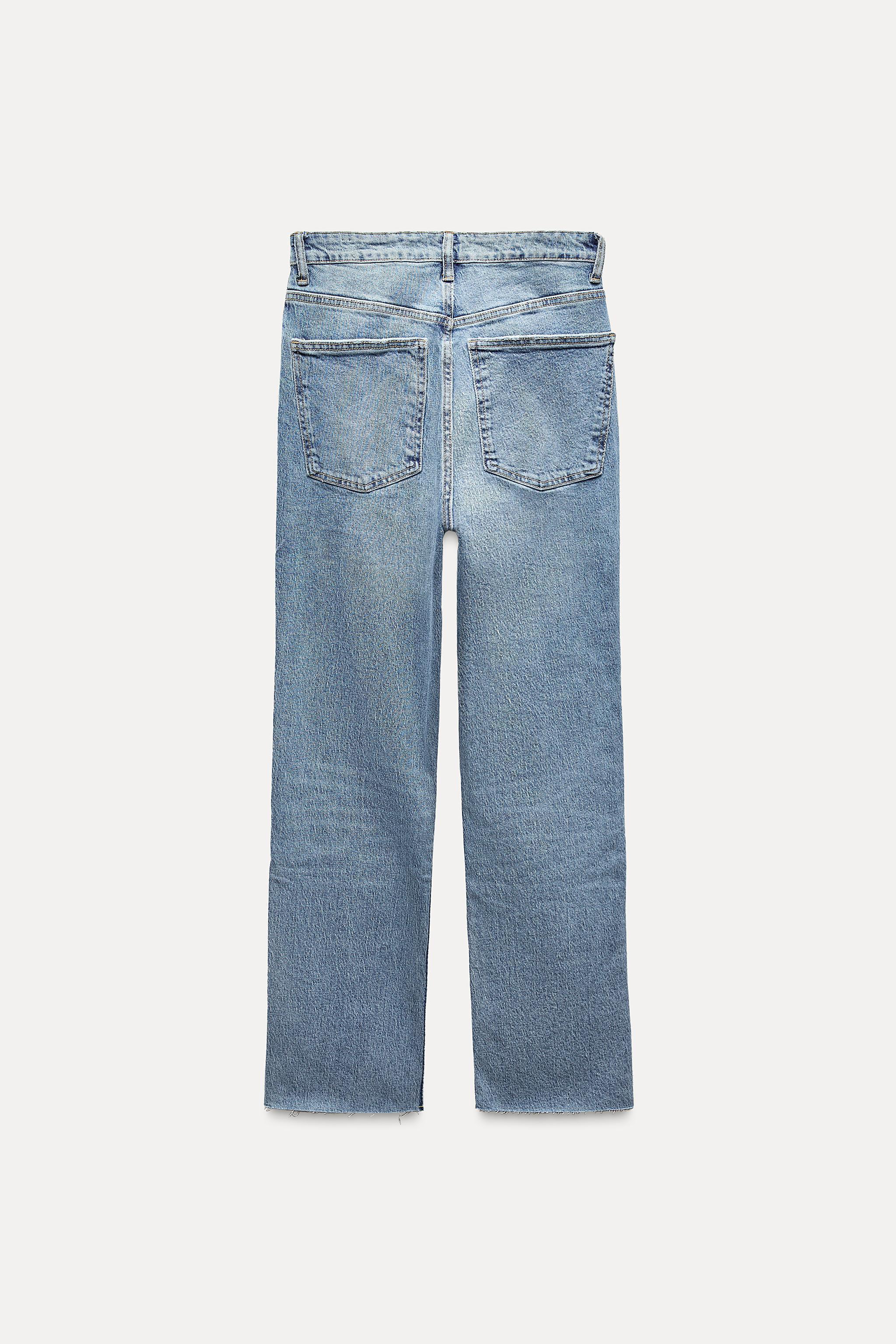 TRF STOVE PIPE JEANS WITH A HIGH WAIST Product Image