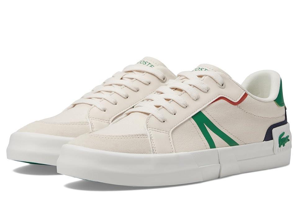 Lacoste L004 223 3 CMA (Off-White/Green) Men's Shoes Product Image