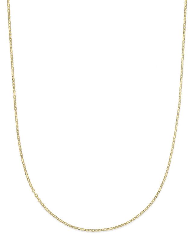 Everlasting Gold 14k Gold 1.55 mm Hollow Flat Rolo Chain Necklace - 18 in., Womens Product Image