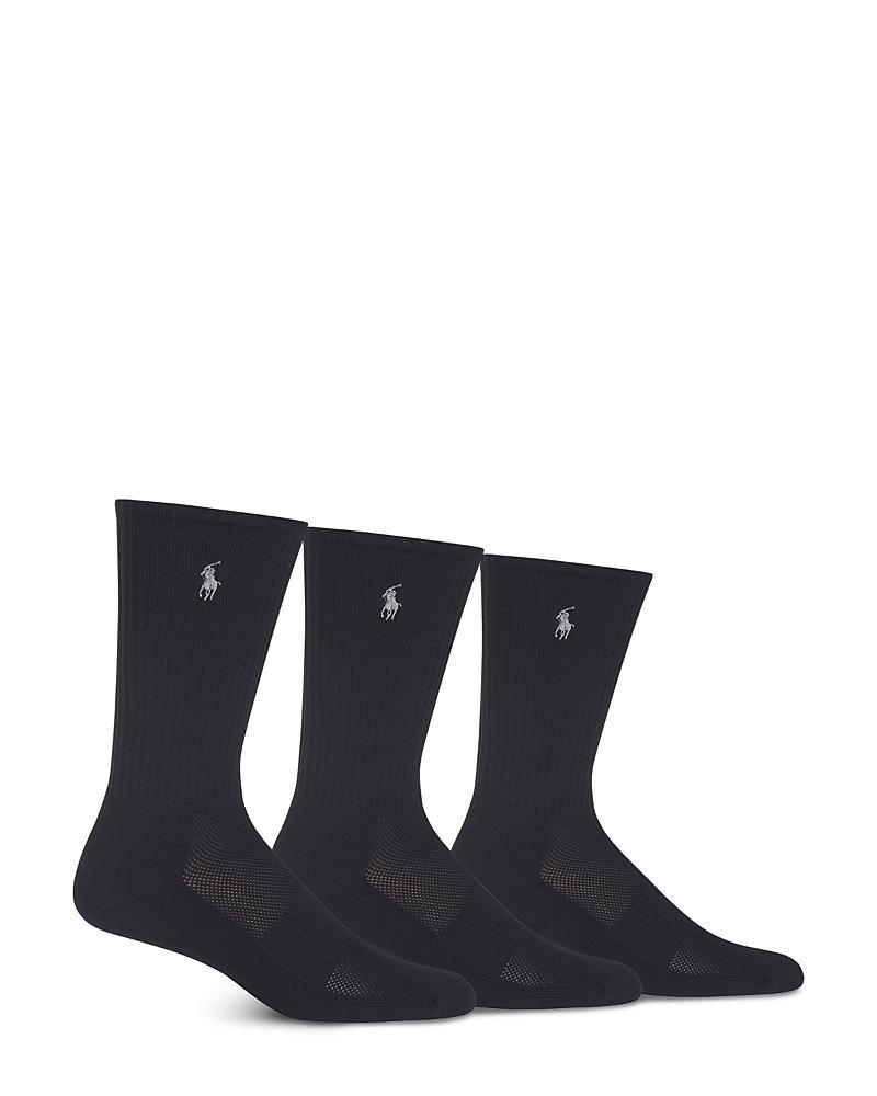 Polo Ralph Lauren Athletic Crew Socks - Pack of 3 Product Image