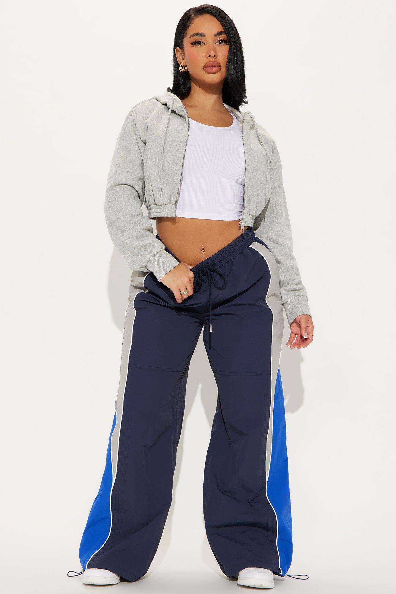 Taking Off Windbreaker Track Pant - Navy/combo Product Image