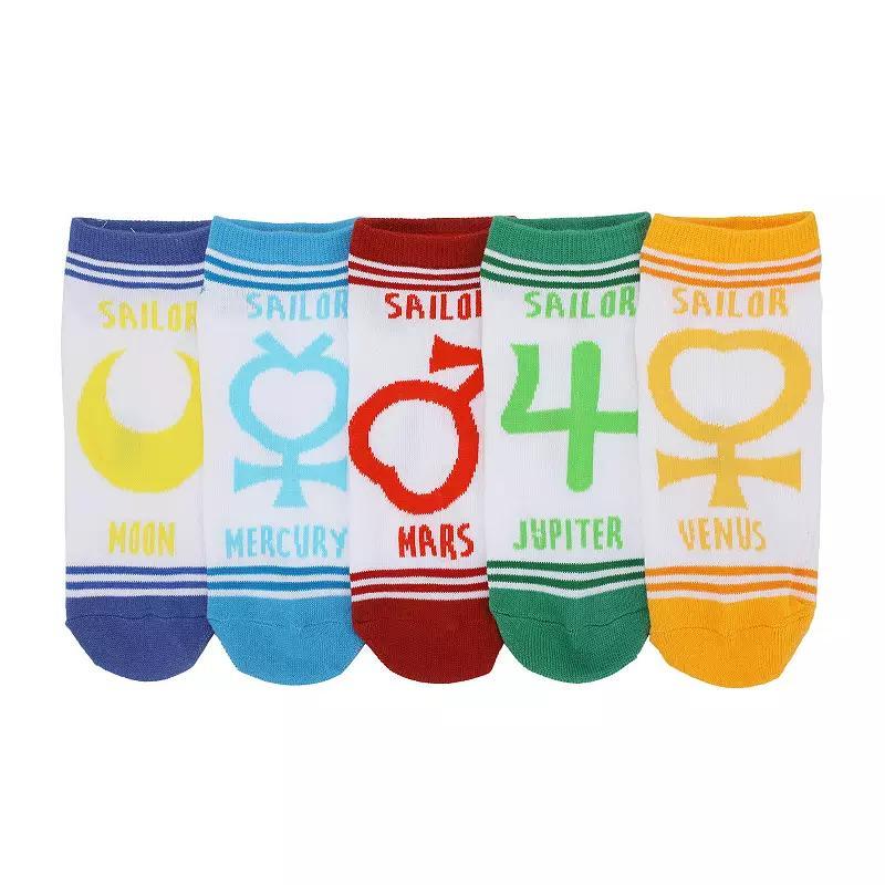 Womens Sailor Moon 5-Pack Ankle Socks Product Image