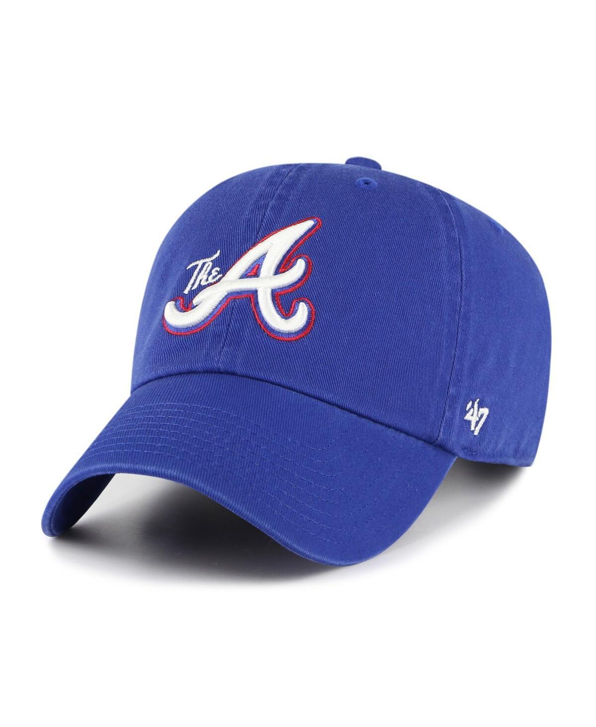 Mens 47 Brand Royal Atlanta Braves 2023 City Connect Clean Up Adjustable Hat Product Image