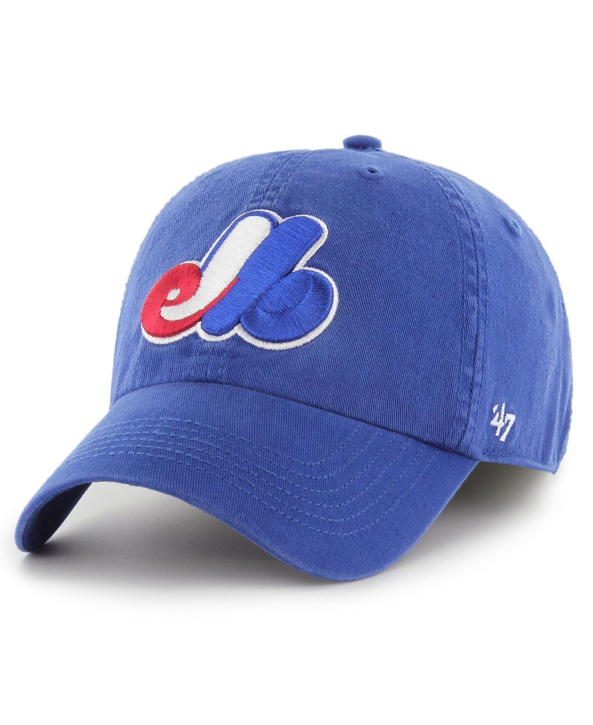 Mens 47 Brand Royal Montreal Expos Cooperstown Collection Franchise Fitted Hat Product Image