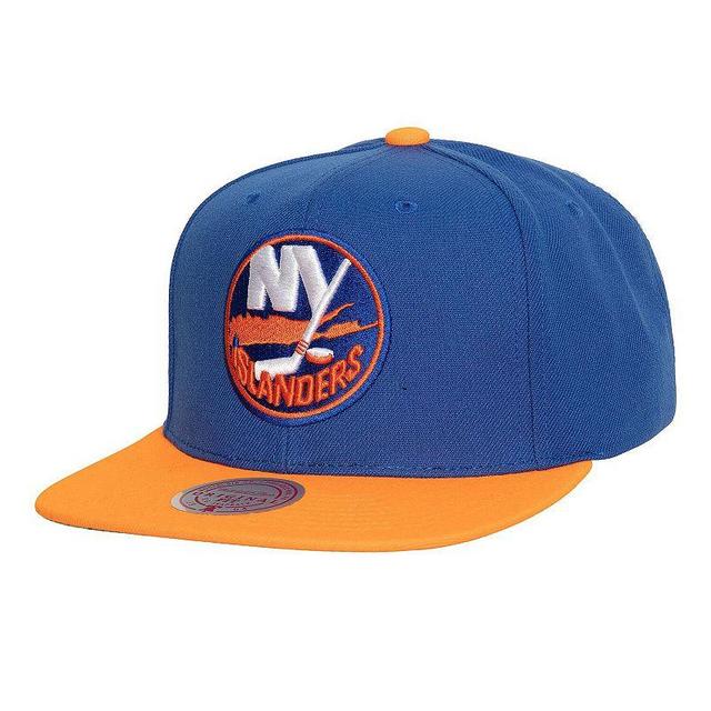 Mens Mitchell & Ness Royal New York Islanders Core Team Ground 2.0 Snapback Hat Product Image