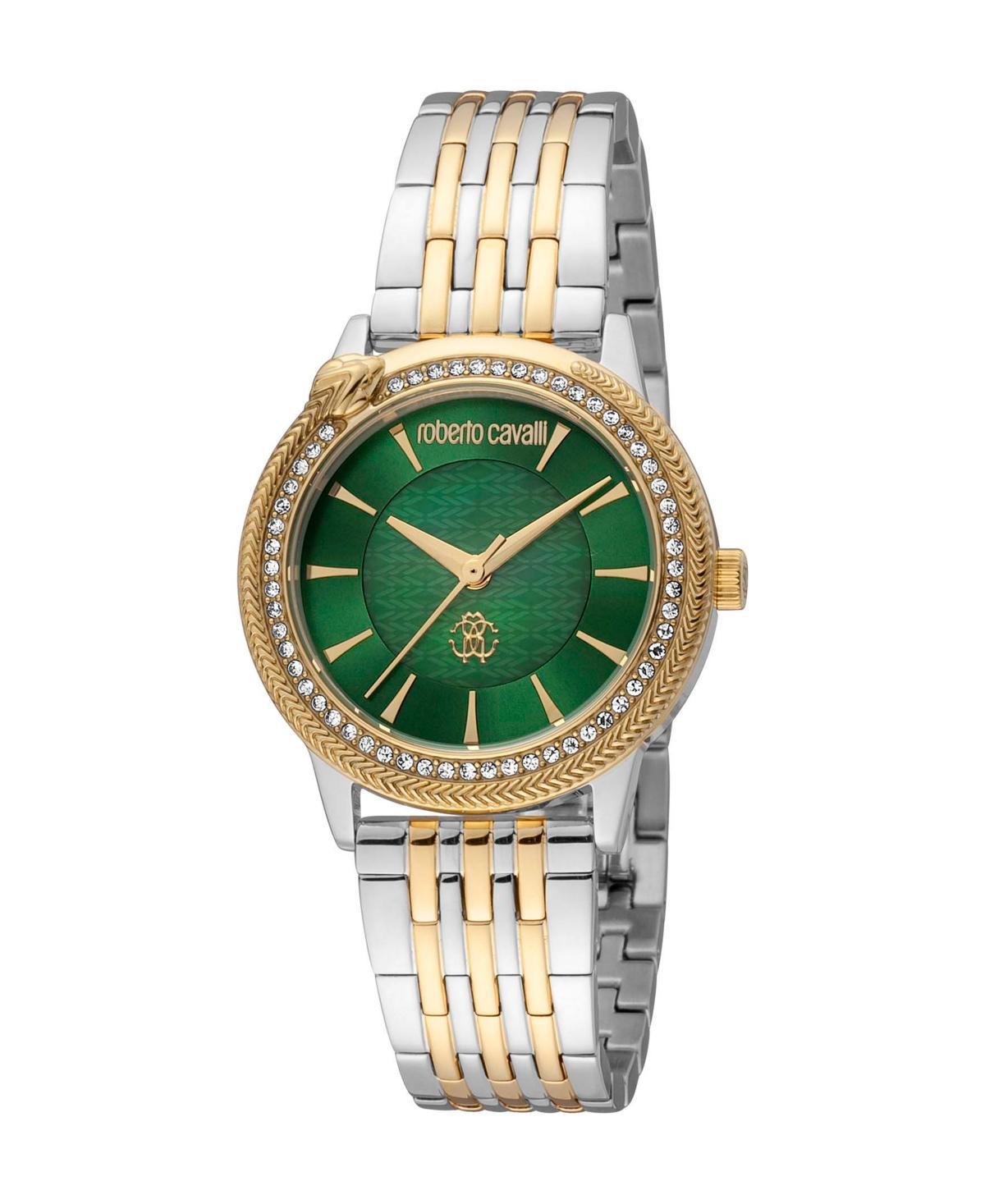 Roberto Cavalli Womens Quartz Two-tone Stainless Steel Watch 32mm Product Image