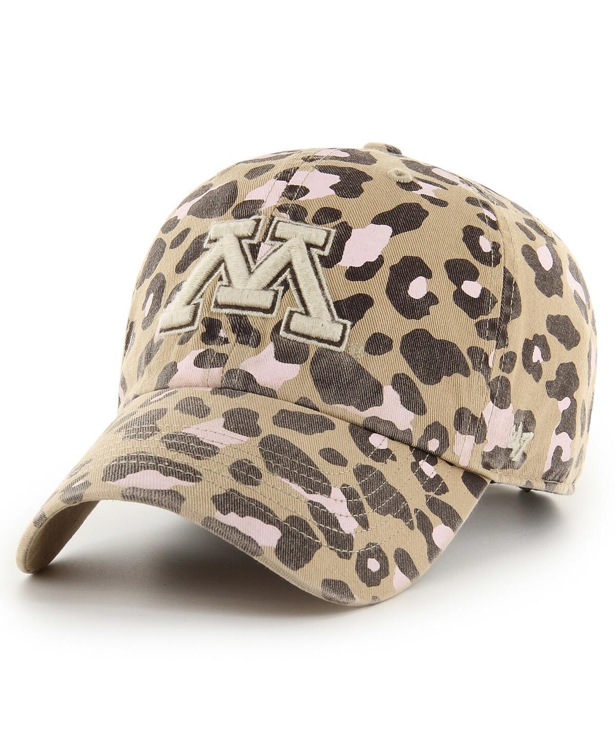 Womens 47 Khaki Minnesota Golden Gophers Bagheera Clean Up Adjustable Hat Product Image