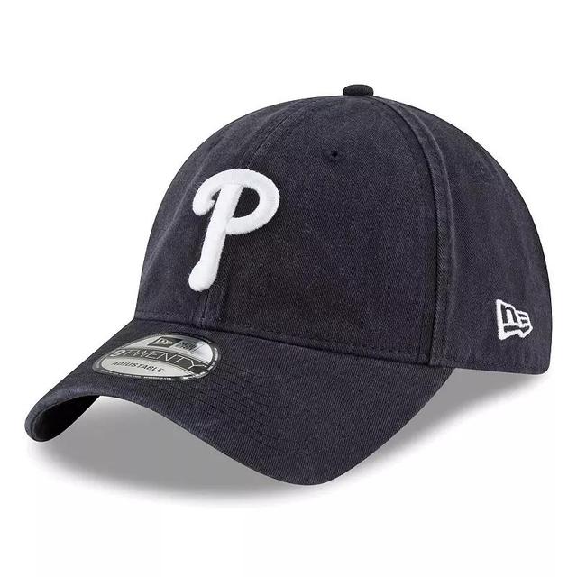 Mens New Era Philadelphia Phillies Fashion Core Classic 9TWENTY Adjustable Hat, Blue Product Image