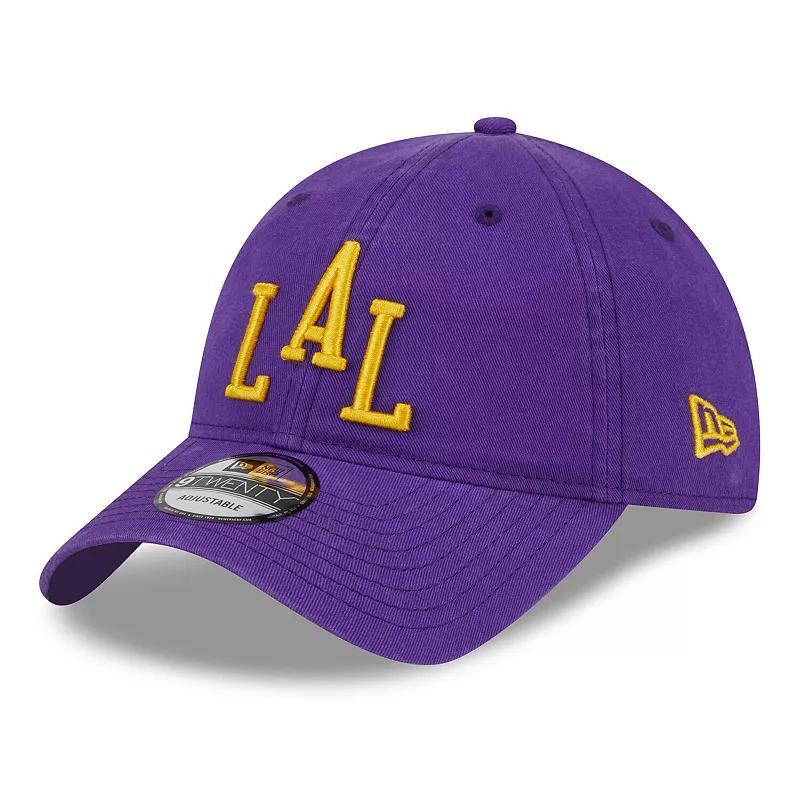 Mens New Era Los Angeles Lakers 2023/24 City Edition 9TWENTY Adjustable Hat Product Image