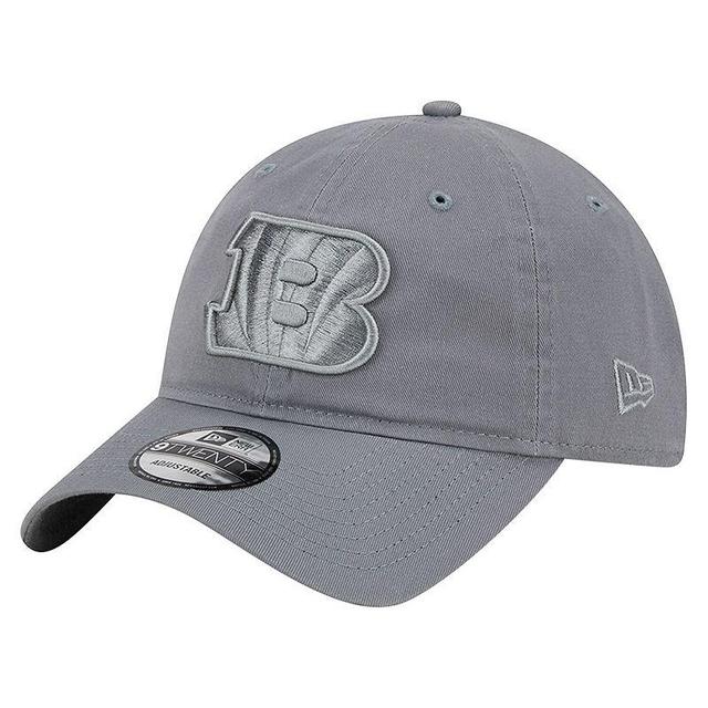 Mens New Era Gray Cincinnati Bengals Color Pack 9TWENTY Adjustable Hat Product Image