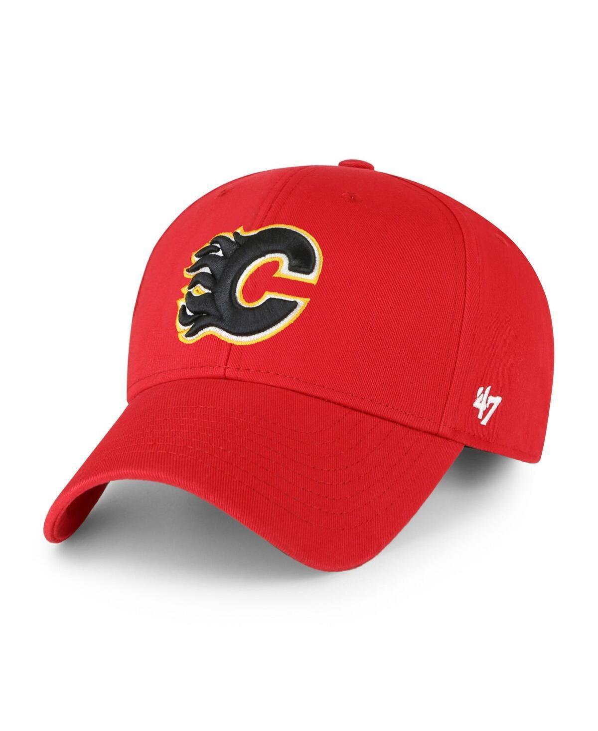 Mens Red Calgary Flames Legend Mvp Adjustable Hat Product Image