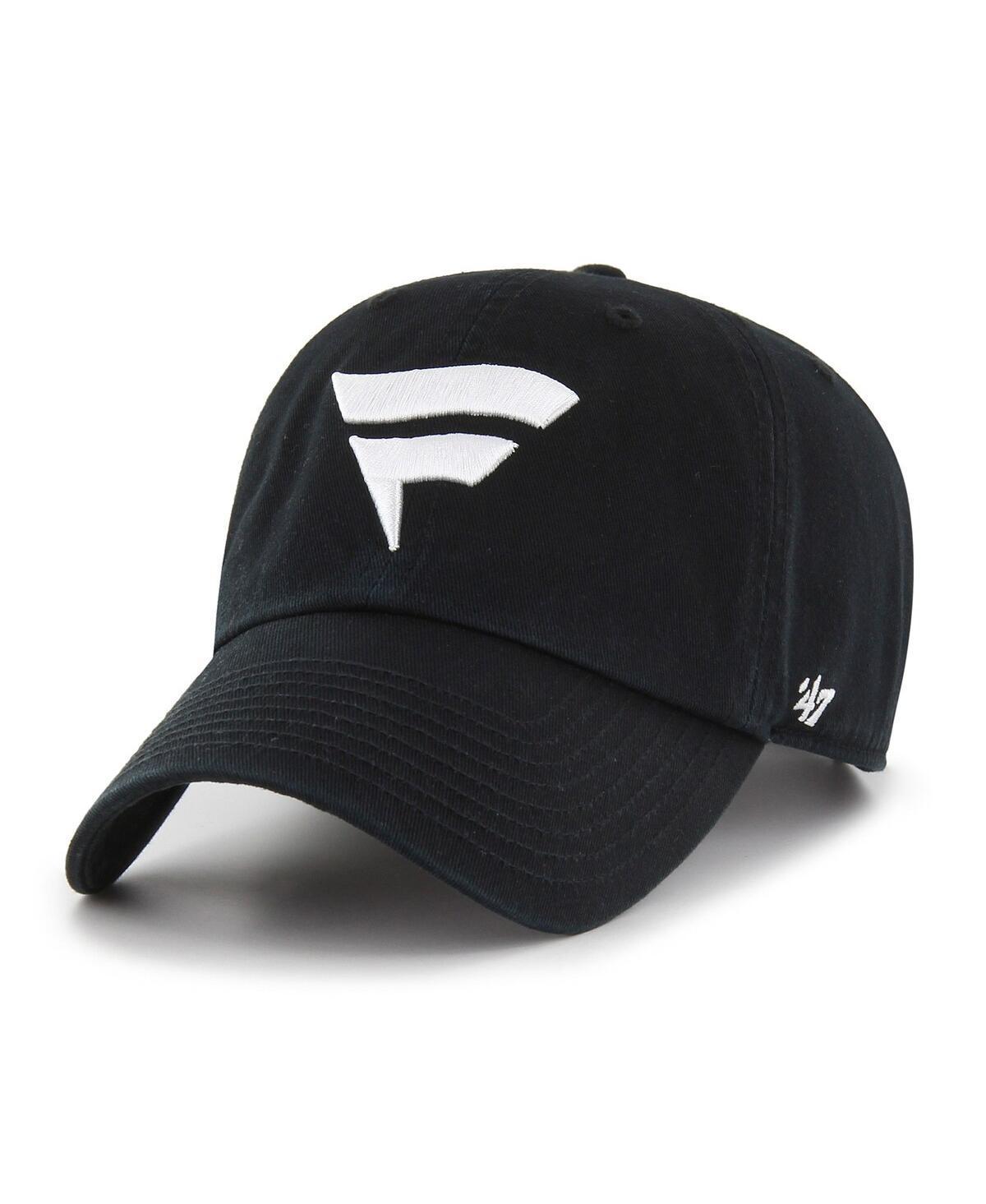 Mens 47 Brand Black Fanatics Corporate Clean Up Adjustable Hat Product Image