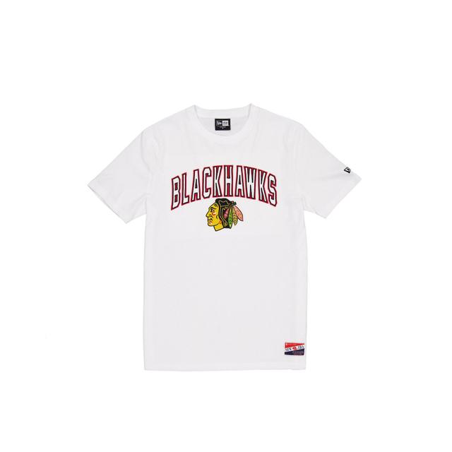 Chicago Blackhawks Throwback White T-Shirt Male Product Image