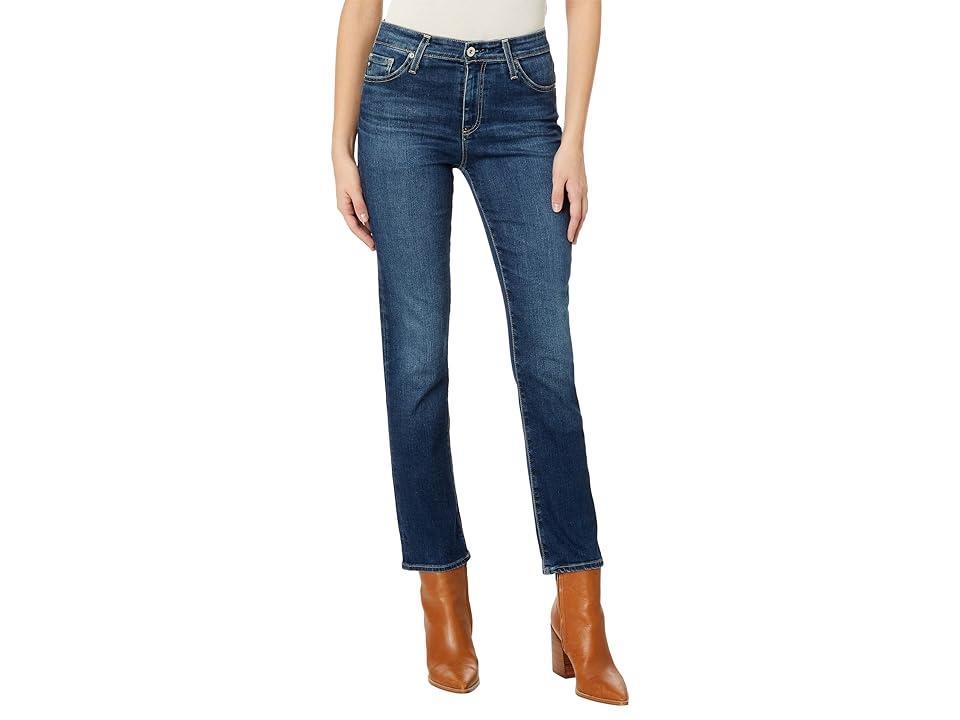 AG Jeans Mari High-Waist Slim Straight Leg Jeans in Queens (Queens) Women's Jeans Product Image