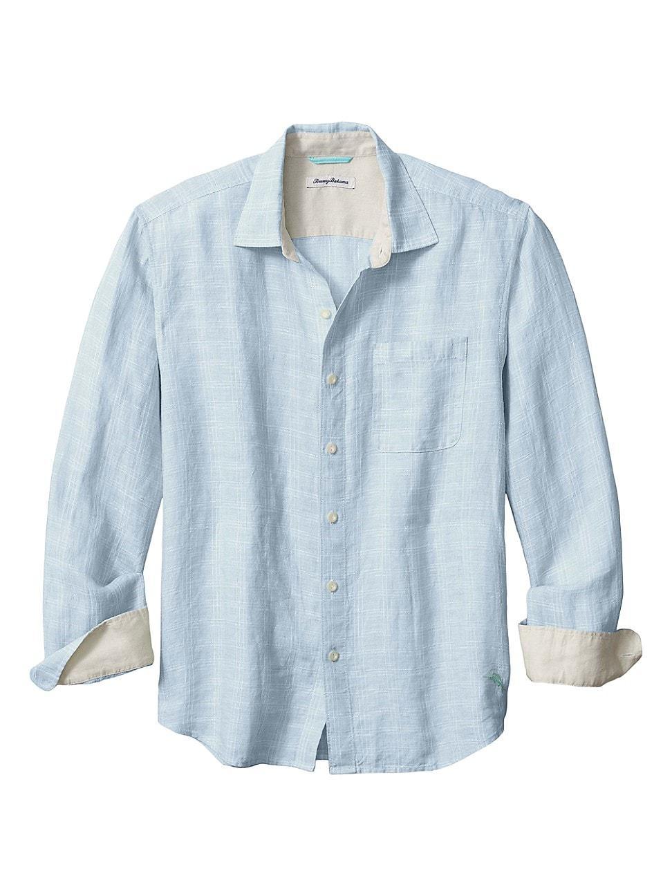 Tommy Bahama Ventana Plaid (Light Sky) Men's Clothing Product Image