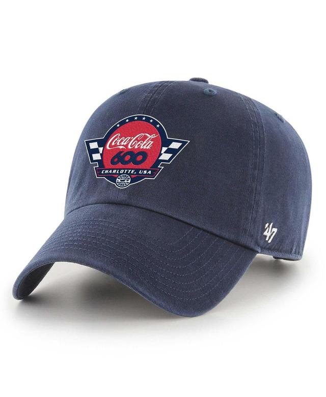 47 Mens Navy Charlotte Motor Speedway Coca Cola 600 Clean Up Adjustable Hat Product Image