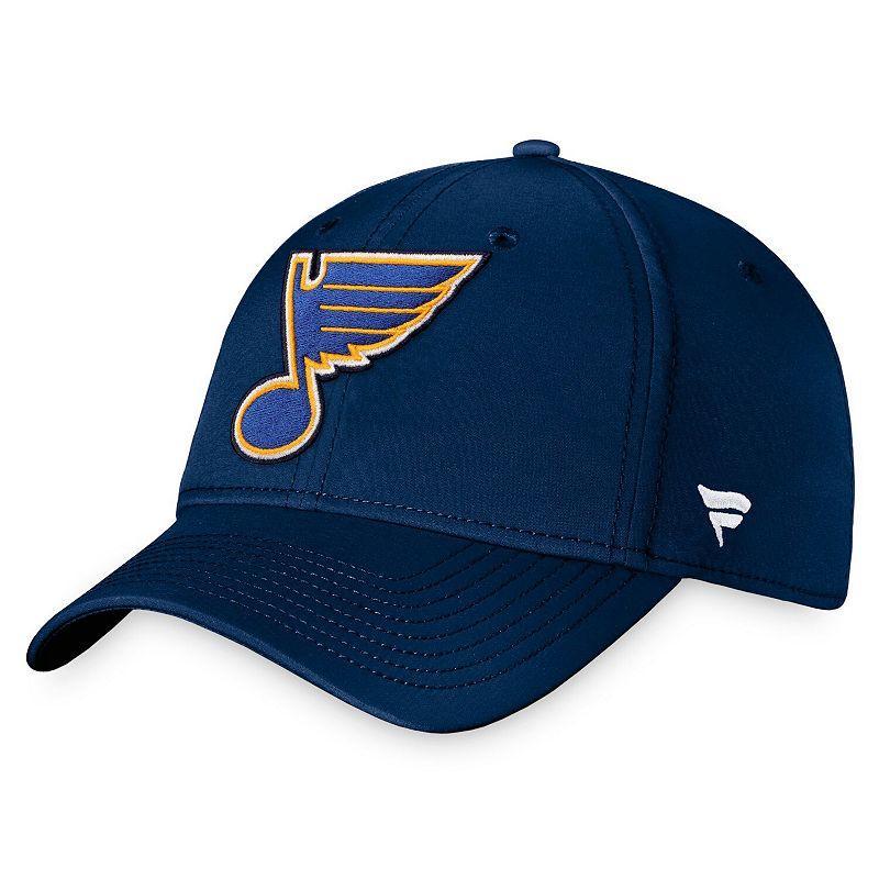 Mens Fanatics Branded St. Louis Blues Core Primary Logo Flex Hat Product Image