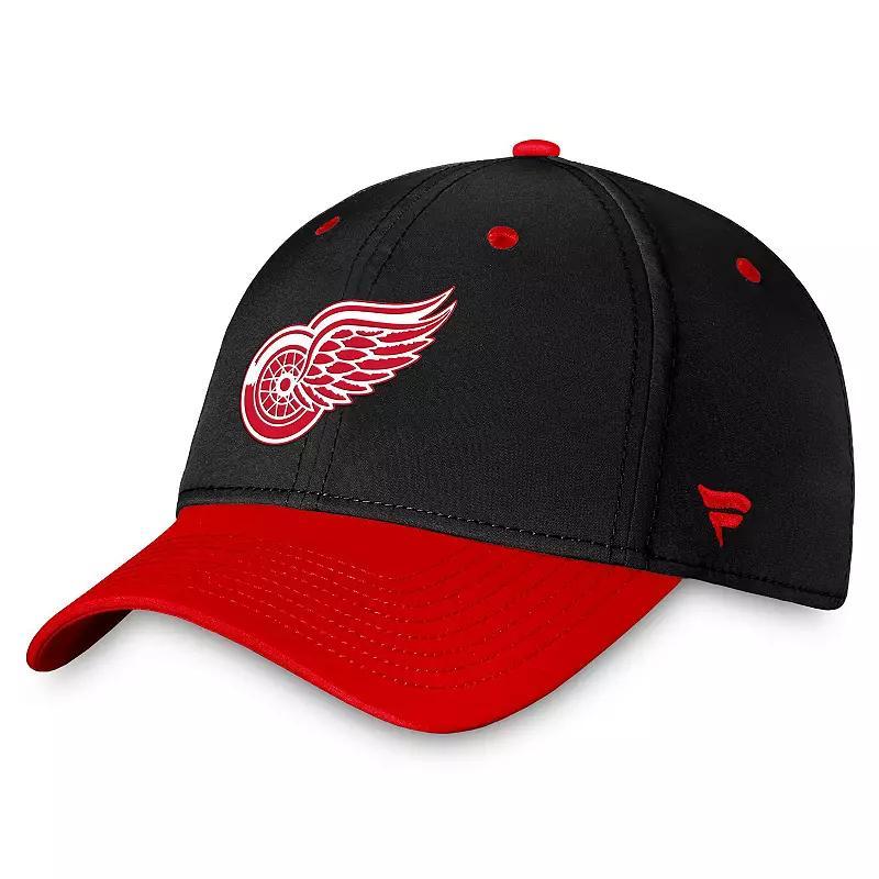 Mens Fanatics Branded /Red Detroit Red Wings Authentic Pro Rink Two-Tone Flex Hat Product Image