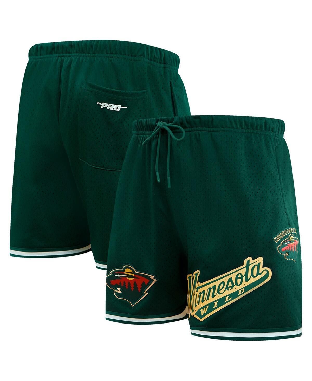 Mens Pro Standard Green Minnesota Wild Classic Mesh Shorts Product Image