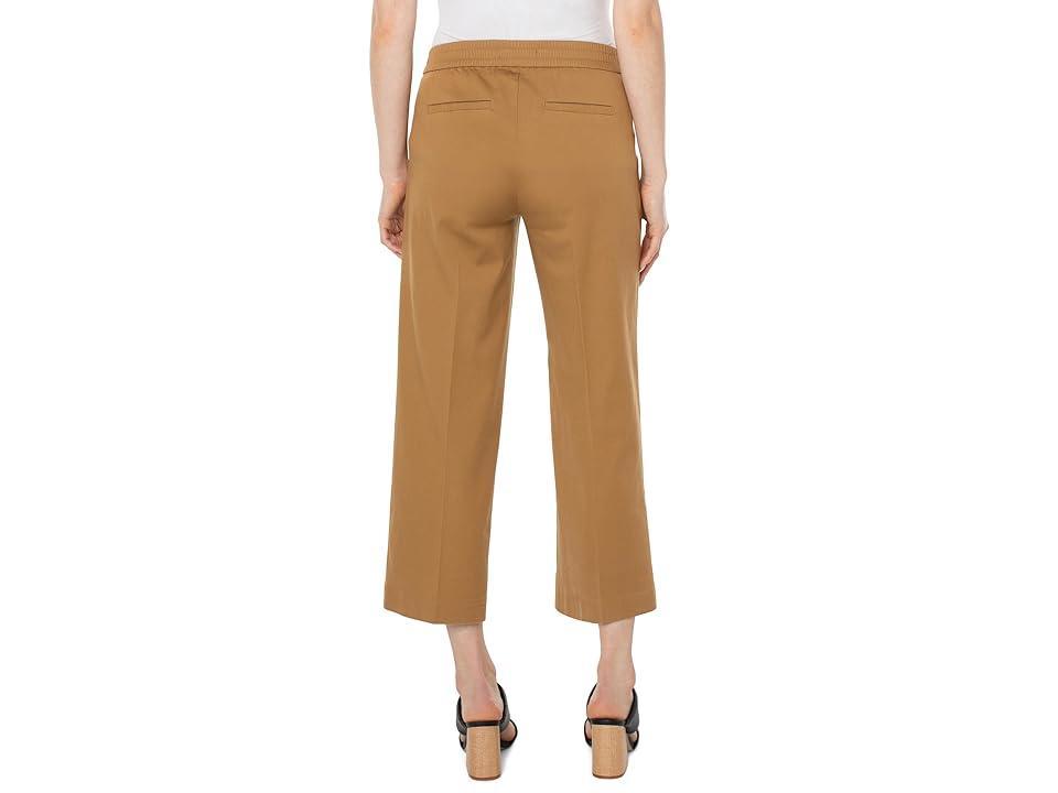 Liverpool Los Angeles Kelsey Crop Trousers with Tie Front Waistband (Granola) Women's Dress Pants product image