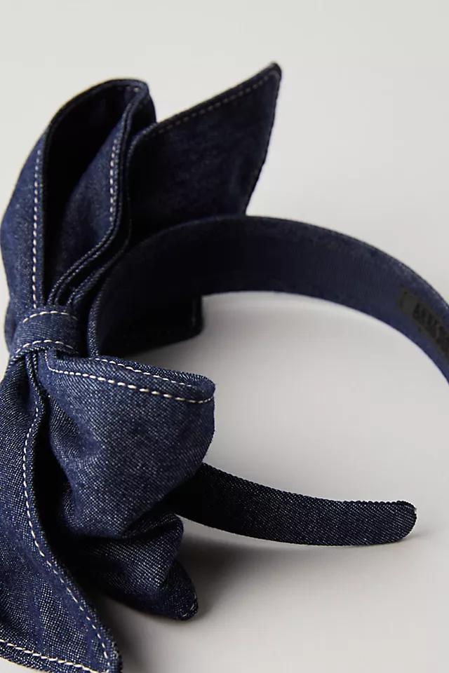 Anna Sui Denim Bow Headband Product Image