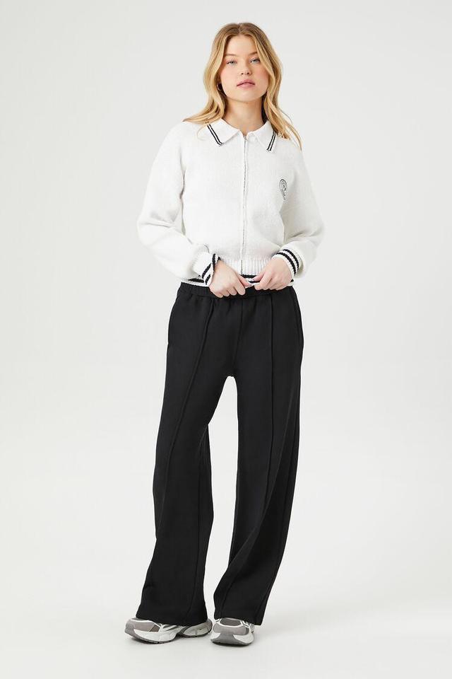 French Terry Straight-Leg Pants | Forever 21 Product Image