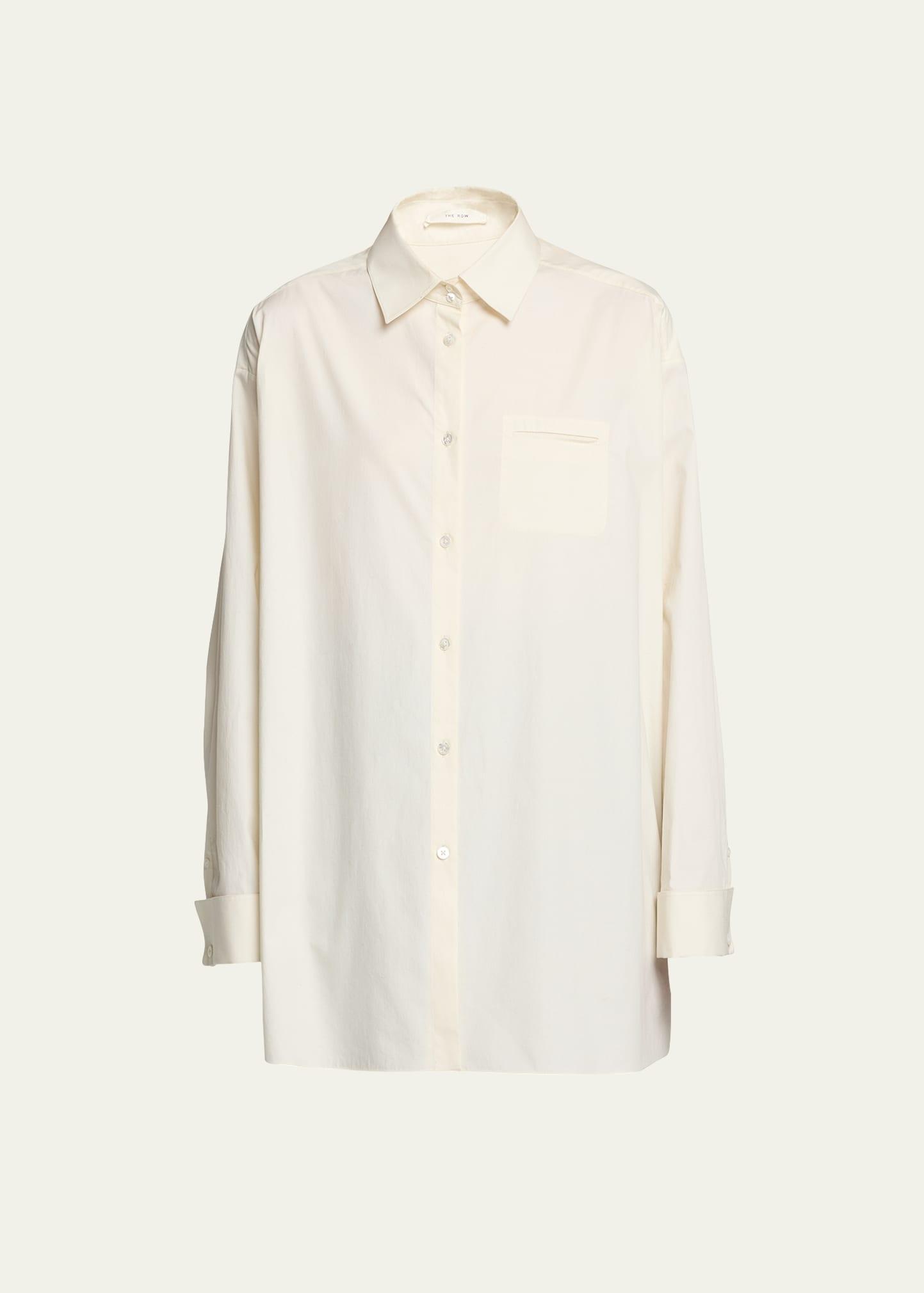 Moon Oversize Button-Front Shirt Product Image