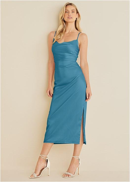 Cowl Neck Slip Dress Product Image