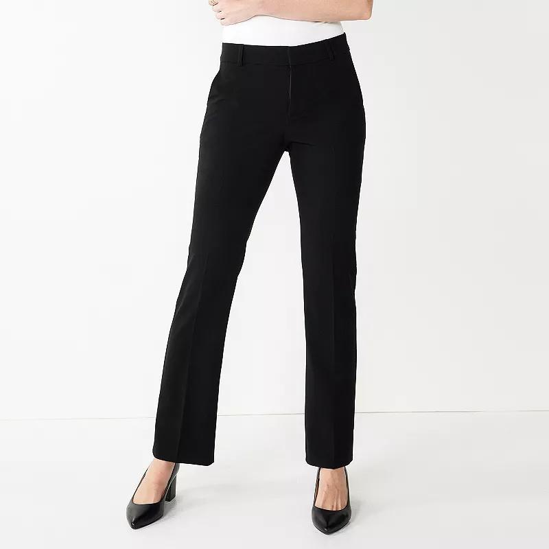 Petite Nine West Barely Bootcut Pants, Womens Product Image