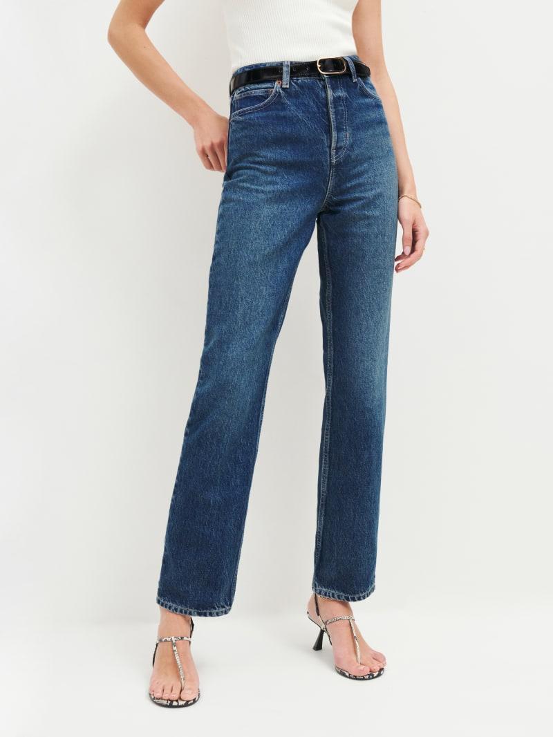 Cynthia High Rise Straight Jeans Product Image