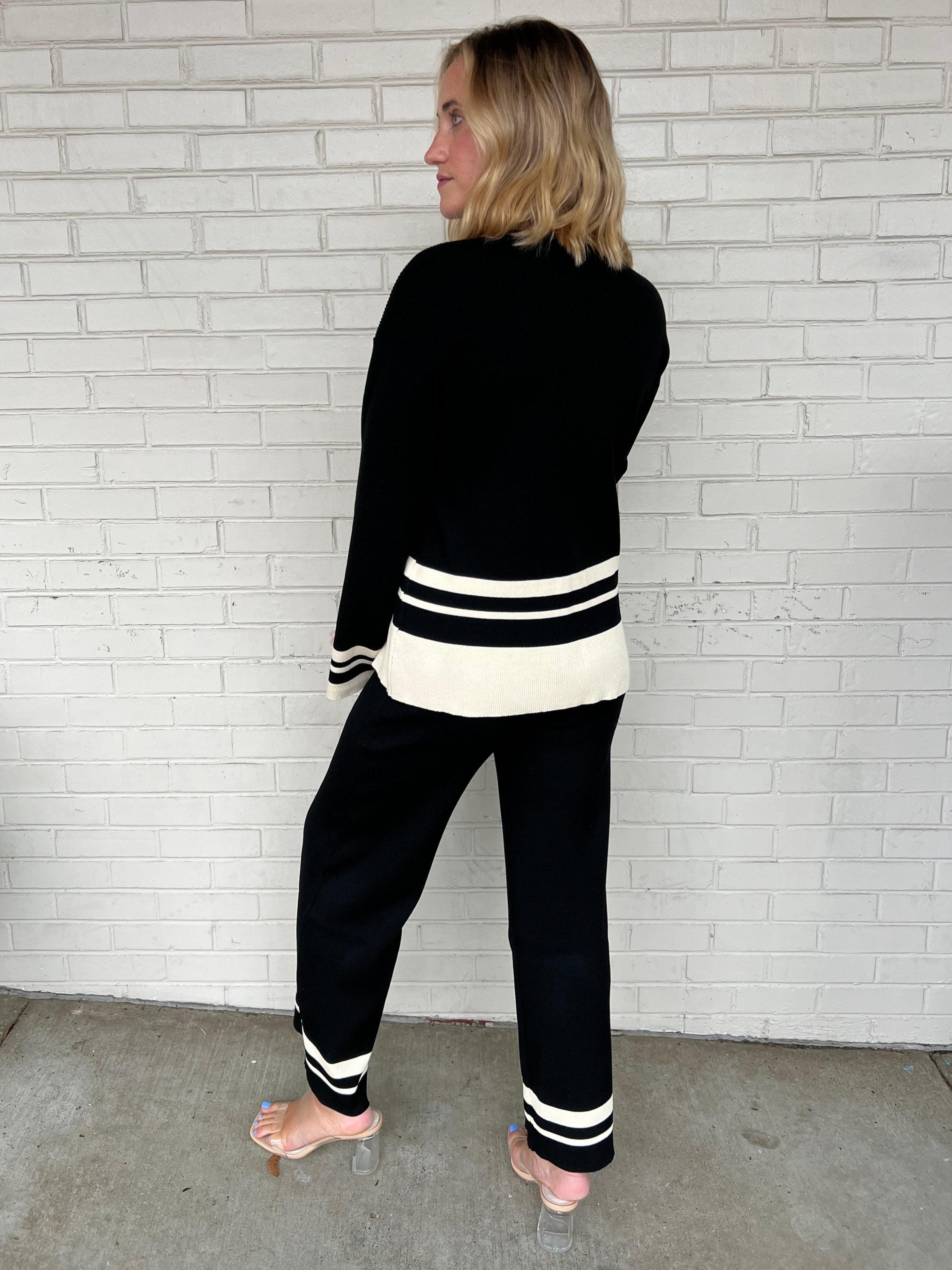 Mood Shift Stripe Detail Pants Product Image