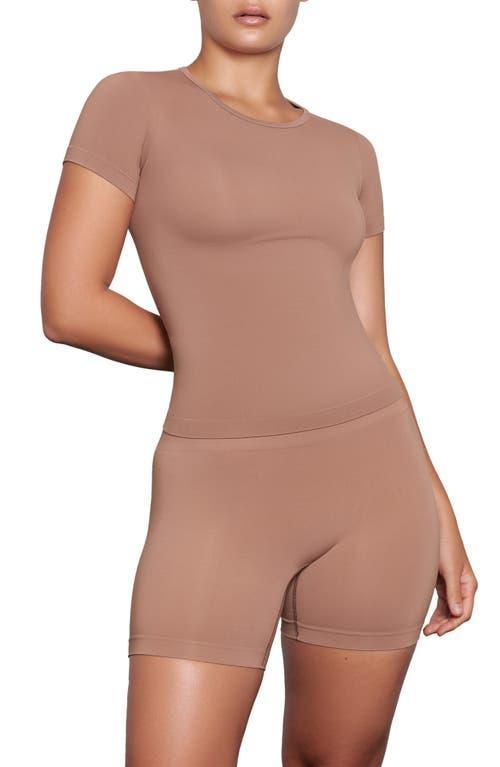 SKIMS Soft Smoothing Seamless T-Shirt Product Image