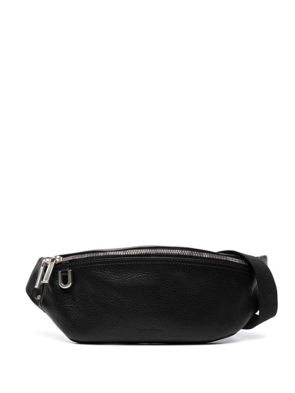 Bumbag Leather Tote Bag In Black Product Image