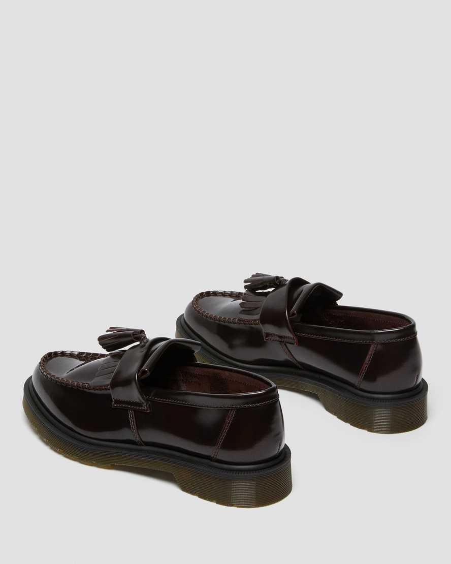 Dr. Martens Adrian (Cherry Red Arcadia) Slip-on Dress Shoes Product Image